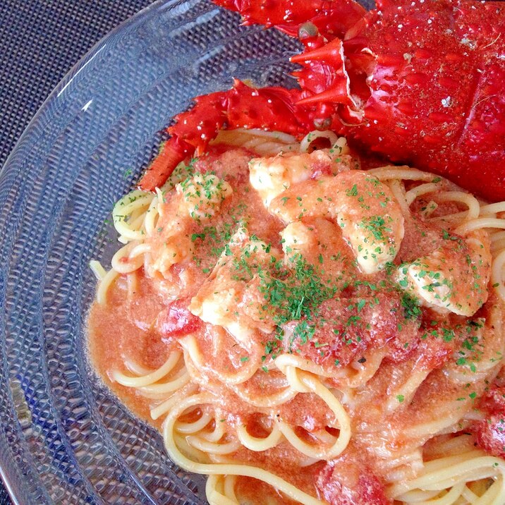 伊勢海老のトマトクリームパスタ 豪華スパゲティー レシピ 作り方 By Balletmom 楽天レシピ 伊勢海老のトマトクリームパスタ 豪華スパゲティー レシピ 作り方 By Balletmom 楽天レシピ